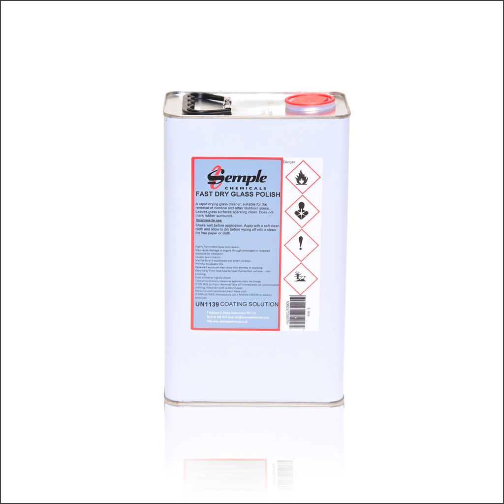 Fast Dry Glass Polish Iain Semple Chemicals